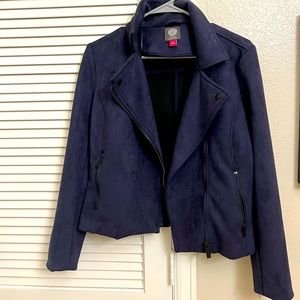 Vince Camuto Blue Moto Jacket